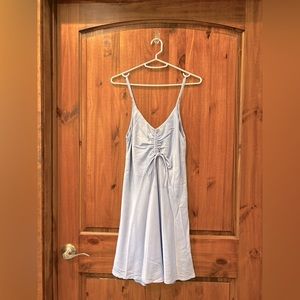 Baby Blue Silky Dress